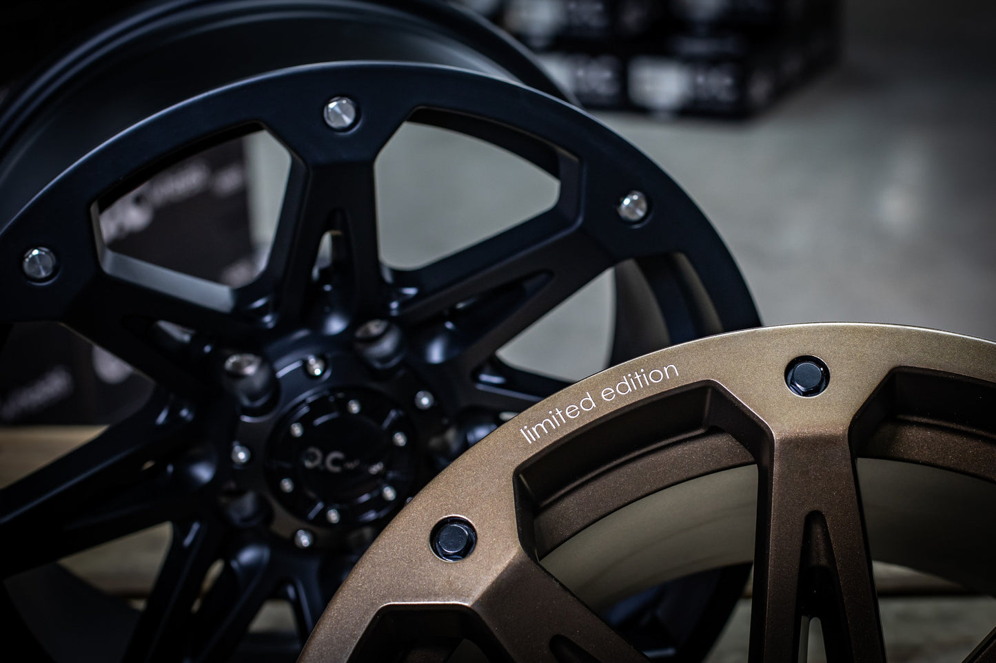 Jante OC WHEELS 814 Gen3 Bronze Mat pour off-road, design robuste, en aluminium, vue de face avec finition bronze mat.