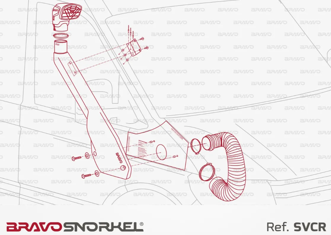 Snorkel Bravo 4x4 - Volkswagen Crafter 2017+ sur Xperts4x4 Accessoires 4x4 Off-Road