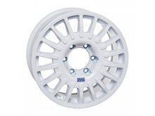 Jantes en aluminium BRAID Winrace blanches 7x16 pouces, 6x139.7mm, déport ET20, vue de face.