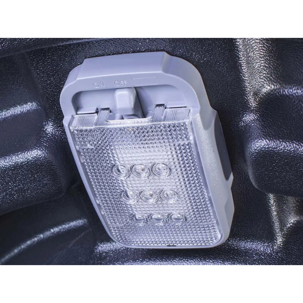 Couvre benne Aeroklas Speed en double coque ABS noir grainé pour véhicule double cab, protection robuste et style élégant.