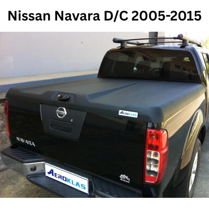 Couvre benne Aeroklas Speed en double coque ABS noir grainé pour double cab, protection robuste et design moderne.