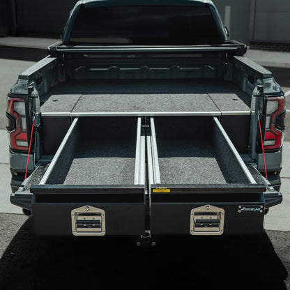 Tiroirs Coulissants AEROKLAS Ford Ranger/ VW Amarok (23-) sur Xperts4x4 Accessoires 4x4 Off-Road