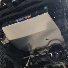 Protection inférieure pour réservoir ALMONT4WD en duralumin 8 mm pour Toyota GRJ 76-78-79, résistant et léger.