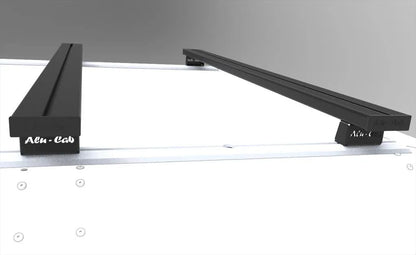 Kit de 2 barres de toit en aluminium Alu-Cab pour véhicule, montées sur toit, solides et durables, avec fixation sécurisée