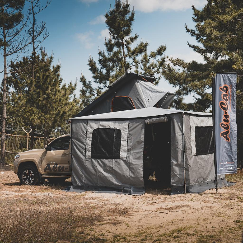 Parois pour auvent ALU-CAB Shadow 2,5 m, murs en aluminium pour auvent de camping ou véhicule tout-terrain.