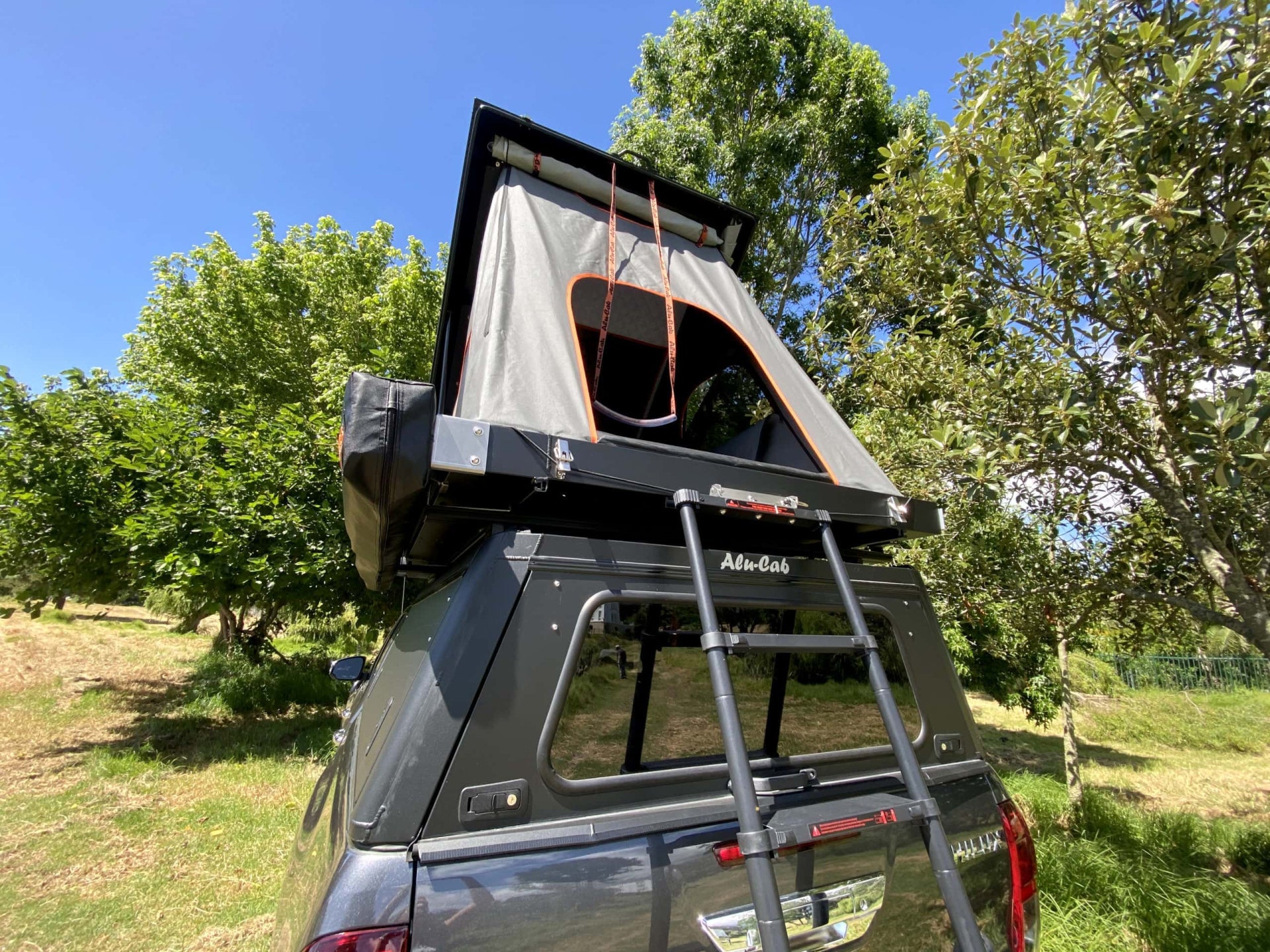 Support d'auvent 270° et 180° pour tente de toit Alu-Cab Expedition Gen 3, accessoires en aluminium.