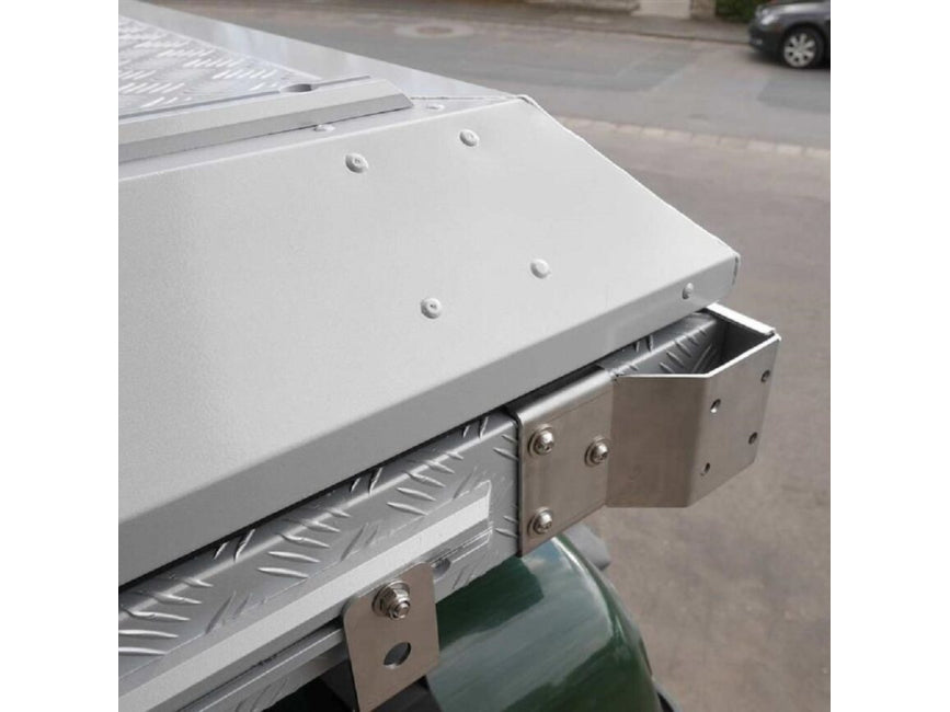 Support d'auvent 270° et 180° pour tente de toit Alu-Cab Expedition Gen 3, accessoire en aluminium robuste.
