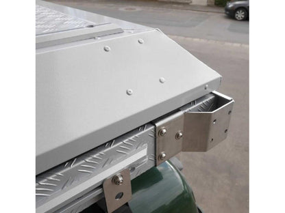 Support d'auvent 270° et 180° pour tente de toit Alu-Cab Expedition Gen 3, accessoire en aluminium robuste.