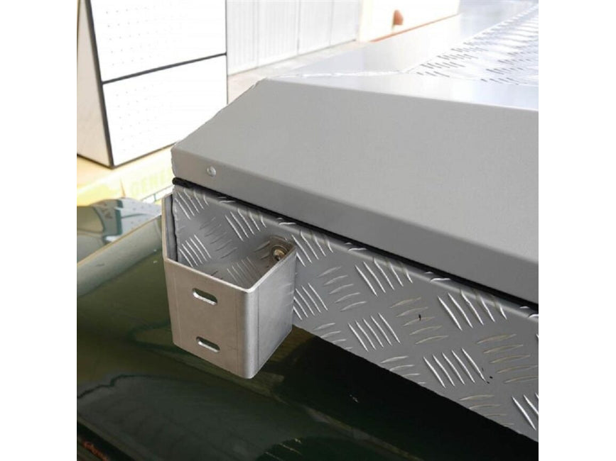 Support d’auvent à 270° et 180° pour tente de toit Alu-Cab Expedition Gen 3, accessoire en aluminium robuste.