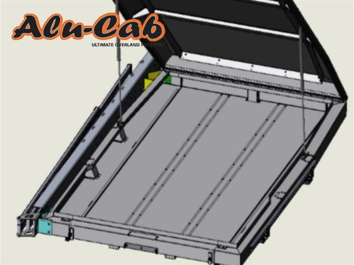 Support d'auvent 270° et 180° pour tente de toit Alu-Cab Expedition Gen 3, accessoire en aluminium.