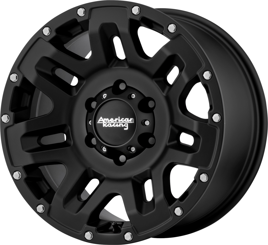 Jante American Racing AR200 noire 17 pouces, 8,5J, 6x139,7, ET0, CB106,25, pour véhicule tout-terrain ou voiture sportive