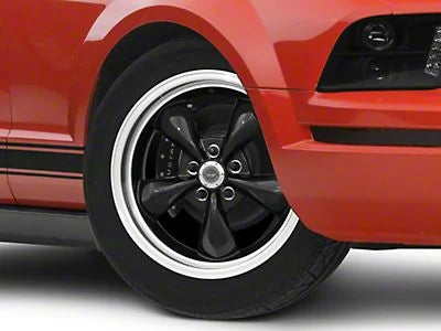 Jante American Racing Torq Thrust noire, 8,5x20 pouces, 5x115, ET18, CB72,6, finition machiné, pour voiture.