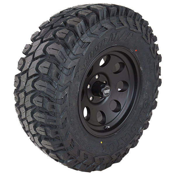 Jantes AMERICAN RACING AR172 BAJA en alliage avec design robuste, vues en gros plan montrant la finition et les détails.