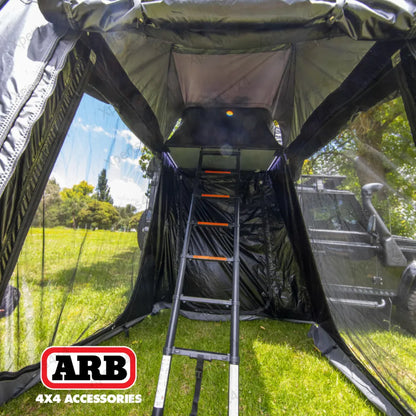 Annexe pour tente de toit ARB Esperance V2, extension en tissu avec fenêtres et ouverture zippée, pour camping en plein air.