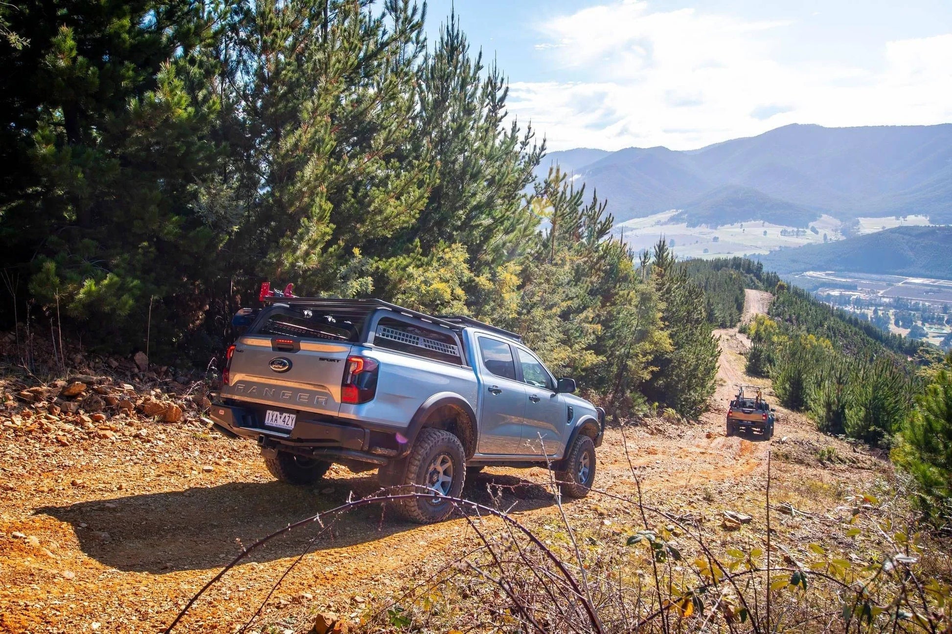 Bed Rack System ARB (Seul)| Ford Ranger 2023+ Double Cab sur Xperts4x4 Accessoires 4x4 Off-Road