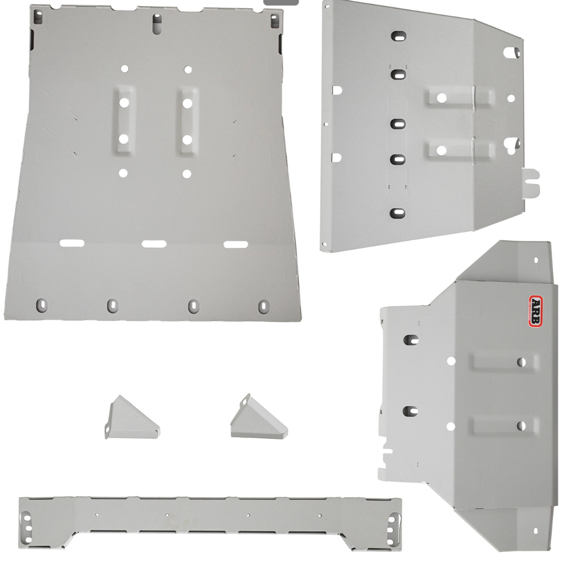 Kit de protections inférieures ARB pour Ford Ranger 23+ et VW Amarok 23+ en acier de 3 mm, protection robuste et durable.