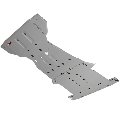 Kit de protections inférieures ARB en acier 3 mm pour Ford Ranger 23+ et VW Amarok 23+ avec pièces visibles en image