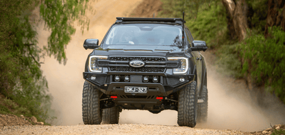 Pare-choc avant ARB Zenith pour Ford Ranger 2023+ avec barres de treuil, robuste et adapté au modèle Next Gen.