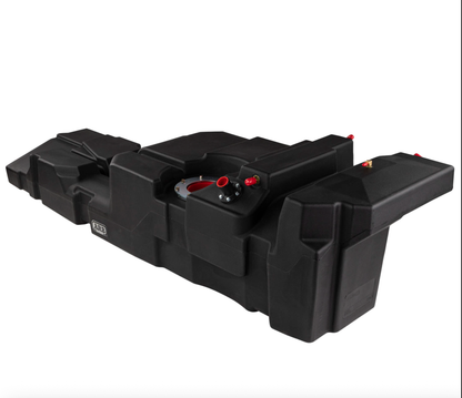 Réservoir de remplacement ARB Frontier 140L pour Isuzu Dmax 2012-2020, visible avec connexions et capuchon.