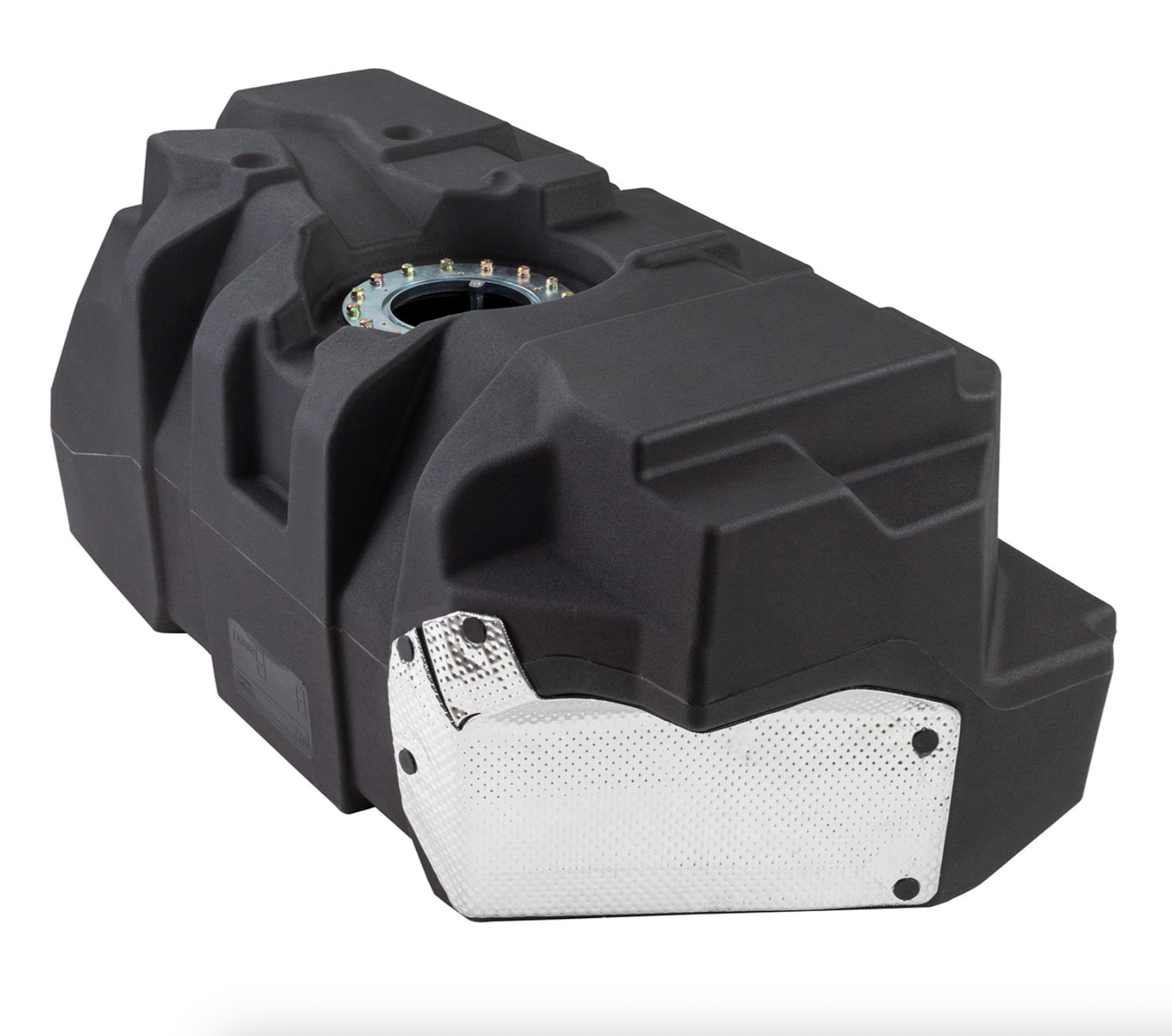 Réservoir de remplacement ARB Frontier 145L pour Nissan Patrol GQ/GU, vue de face avec connexion et capteur visible.