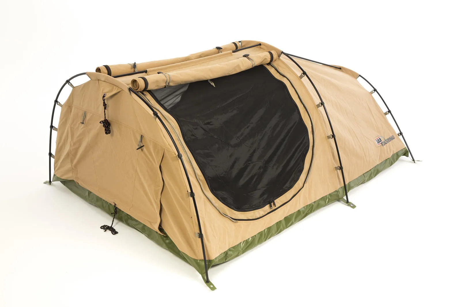 Tente de sol double ARB SWAG SkyDome pour camping, résistante et compacte, idéale pour aventure en plein air.
