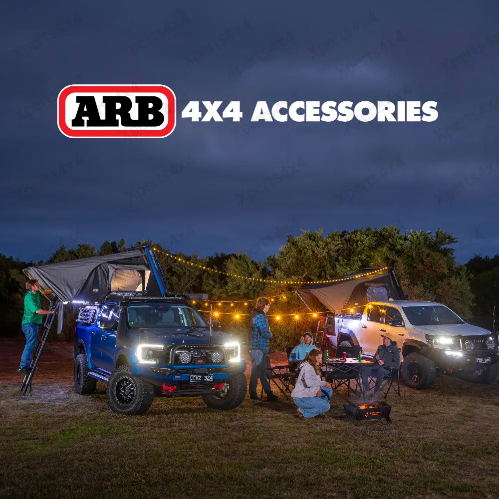 Tente de toit ARB Esperance V2 avec coque rigide en ABS, installation facile, pour camping en plein air.
