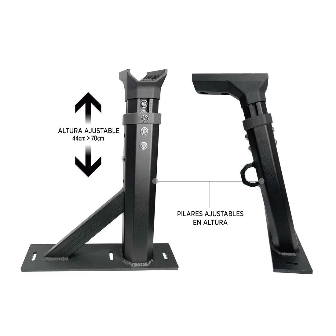 Support de benne universel pour pickup en aluminium BULLFACE, robuste support de chargement pour camion pickup.