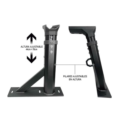 Support de benne universel pour pickup en aluminium BULLFACE, robuste support de chargement pour camion pickup.
