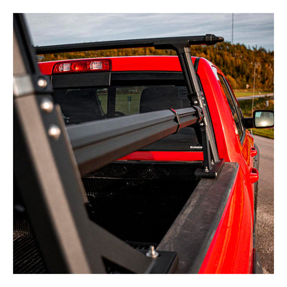 Support de benne universel BULLFACE en aluminium pour pickup, robuste et léger, idéal pour transporter des charges en toute sécurité.