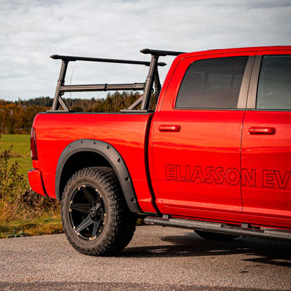 Support de benne universel en aluminium pour camion pickup BULLFACE, robuste et léger, adapté pour chargements et accessoires.