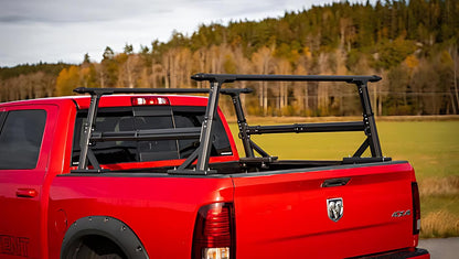 Support de benne universel en aluminium pour pickup BULLFACE, support robuste pour chargement sécurisé.
