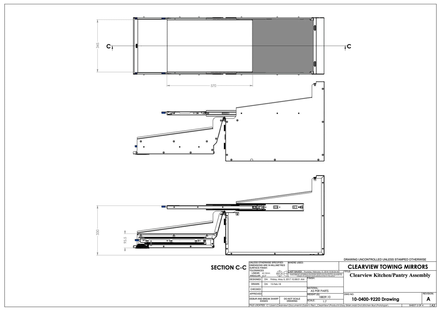Bloc Cuisine Modulaire Depliable ClearView | 4x4 & Pickup sur Xperts4x4 Accessoires 4x4 Off-Road