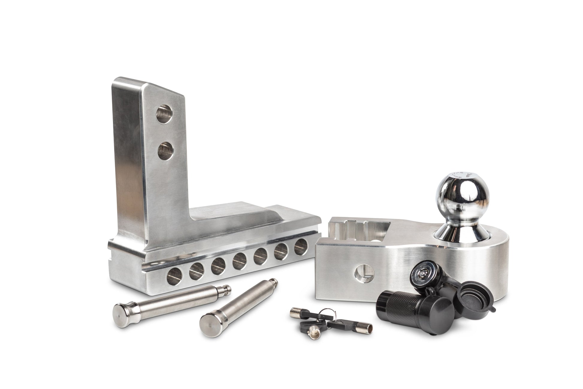 Attelage carré US en aluminium ajustable de 10 pouces, capacité 3600 kg, par CORE, accessoire pour treuils.