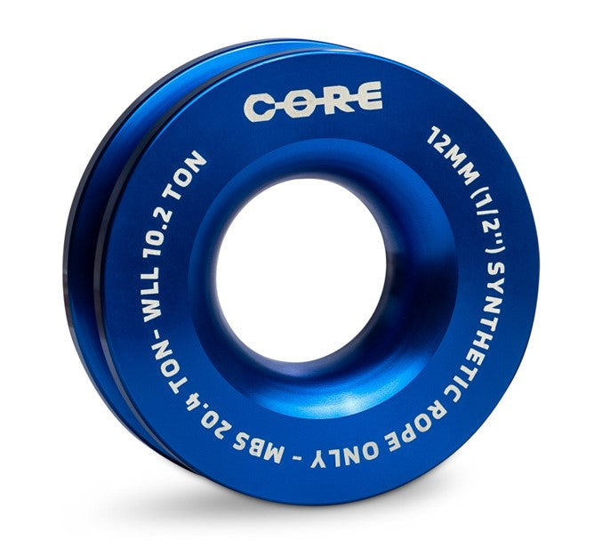 Poulie de renvoi Core Donut 98mm avec corde synthétique 20.4T, accessoire pour treuils, marque CORE.