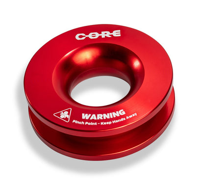 Poulie de renvoi Core Donut 98mm avec corde synthétique 20.4T, accessoire pour treuils, fabriquée par CORE.