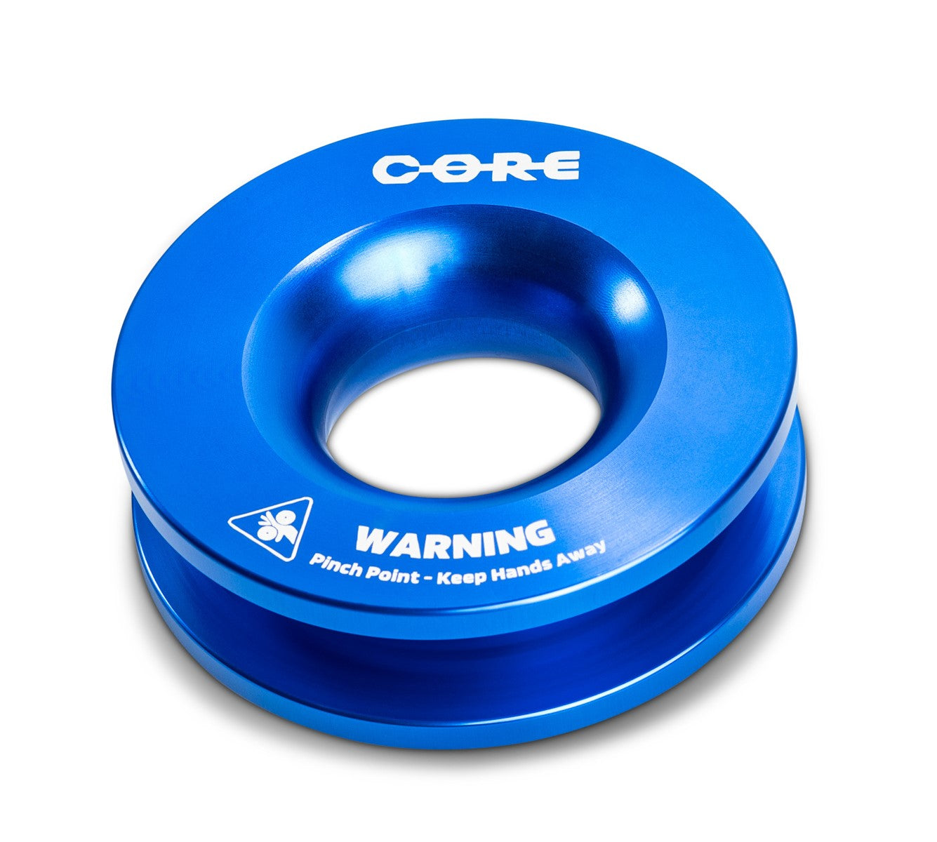 Poulie de renvoi Core Donut 98mm avec corde synthétique 20.4T, accessoire pour treuils de marque CORE.