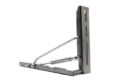 Support de auvent rabattable CROC HINGE pour 4x4, robuste et polyvalent, idéal pour auvents en véhicule tout-terrain.