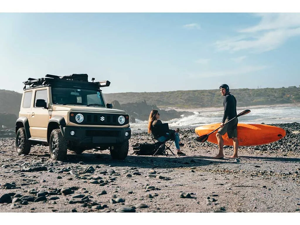 Kit galerie Slimline II Front Runner pour Suzuki Jimny 2018+, galerie de toit robuste en aluminium, montage facile.