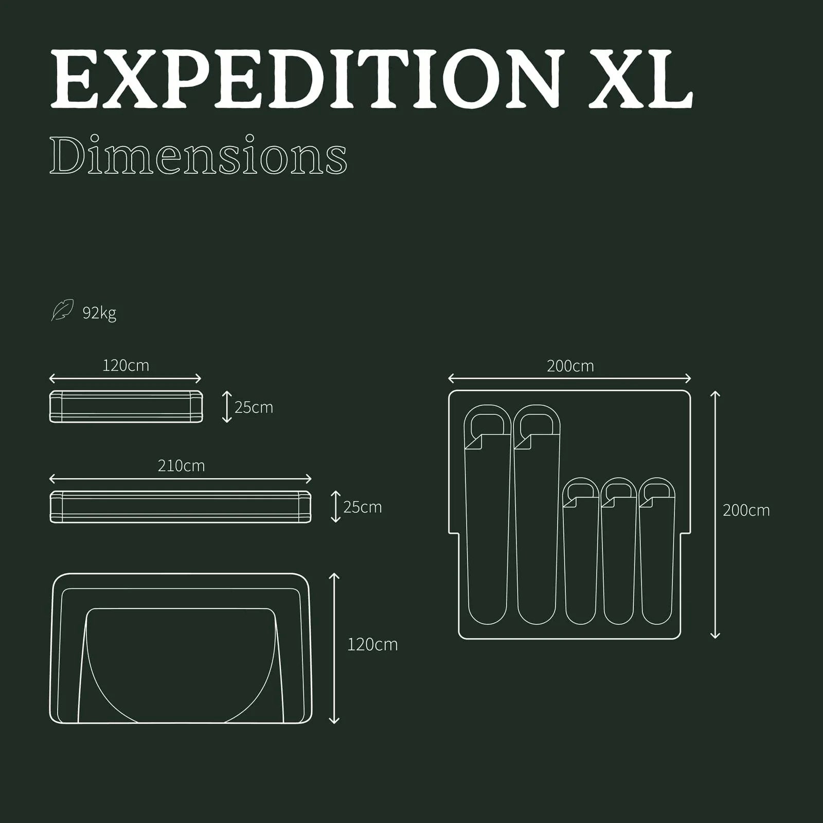 Tente de toit Expedition XL GO OVERLAND CANADA pour 4 à 5 personnes, installée sur un véhicule tout-terrain.