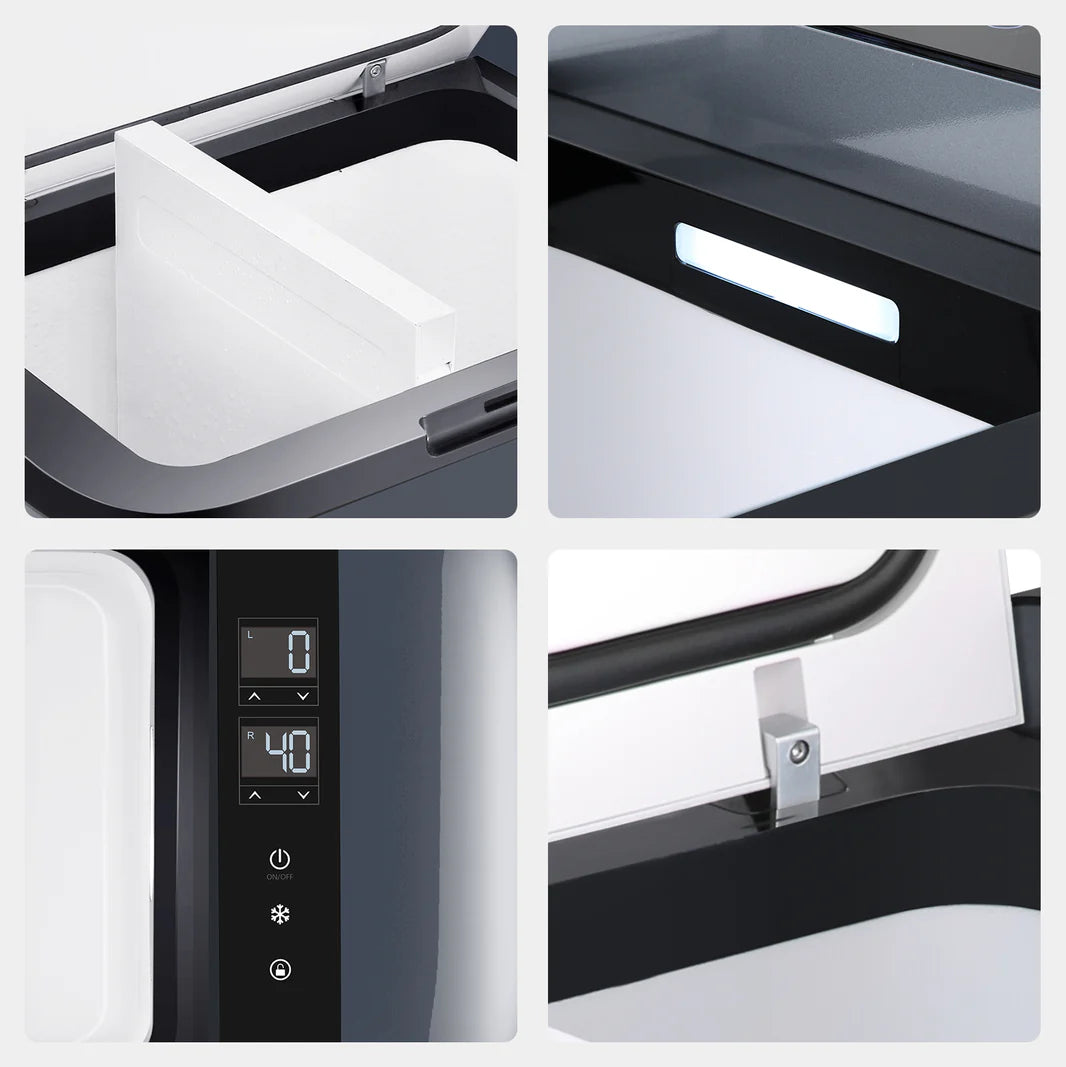 Frigo Congélateur ICECO GO20 Dual-Zone Gris – L'autonomie 4x4 sur Xperts4x4 Accessoires 4x4 Off-Road