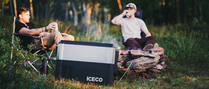Glacière ICECO JP50 PROS 50L, frigo et freezer off-road, portable avec compresseur pour camping et aventure en plein air.