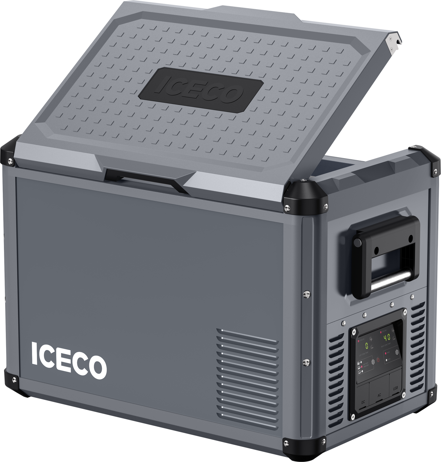 Glacière ICECO VL35ProS portable 35L pour 4x4 off-road, frigo de compression pour camping et aventures en plein air