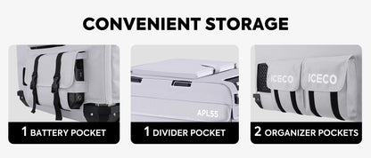 Housse isolante ICECO APL55 pour frigo, protection efficace et maintien de la température, accessoire pratique pour refroidisseur.