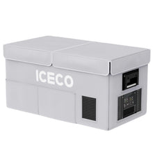 Housse isotherme ICECO pour frigo VL75PROD, accessoire de refroidissement, en tissu isolant pour transport sécurisé.
