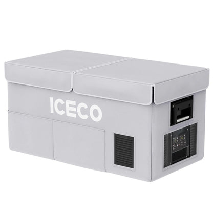 Housse isotherme ICECO pour frigo VL75PROD, accessoire de refroidissement, en tissu isolant pour transport sécurisé.