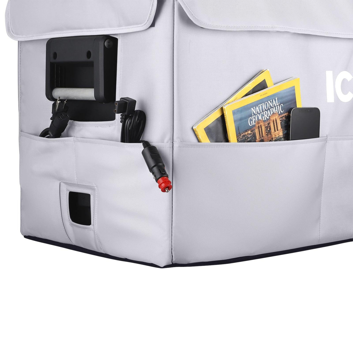 Housse isotherme pour frigo ICECO VL75PROD, accessoire de conservation thermique, en tissu isolant, adaptée au réfrigérateur ICECO.