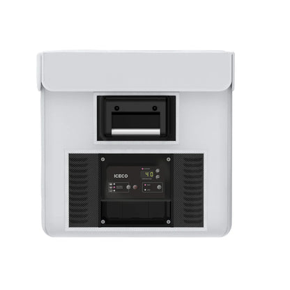 Housse isotherme ICECO VL60ProS pour frigo, isolant durable et protection optimale, accessoires pour maintien de la fraîcheur.