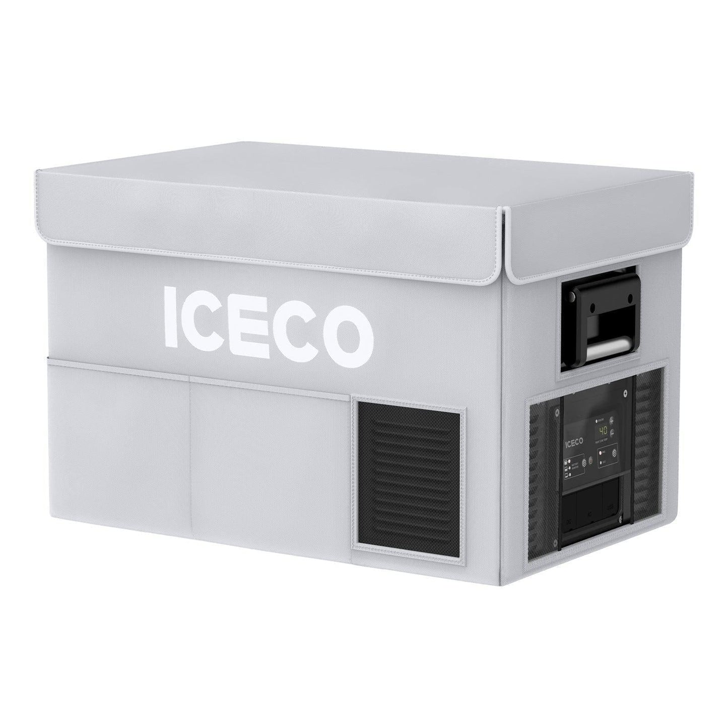 Housse isotherme ICECO VL60ProS pour frigo, isolation et protection ultime, accessoire durable et résistant.