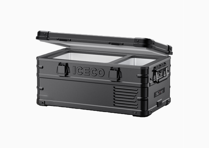 Réfrigérateur/congélateur ICECO APL20 20L noir portable et connecté, idéal pour le transport et le stockage d'aliments.