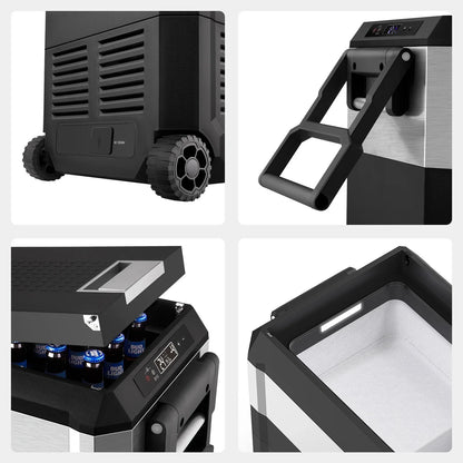 Réfrigérateur congélateur ICECO JP40 PROS 40L, unité simple zone, compact et pratique pour le rangement alimentaire.